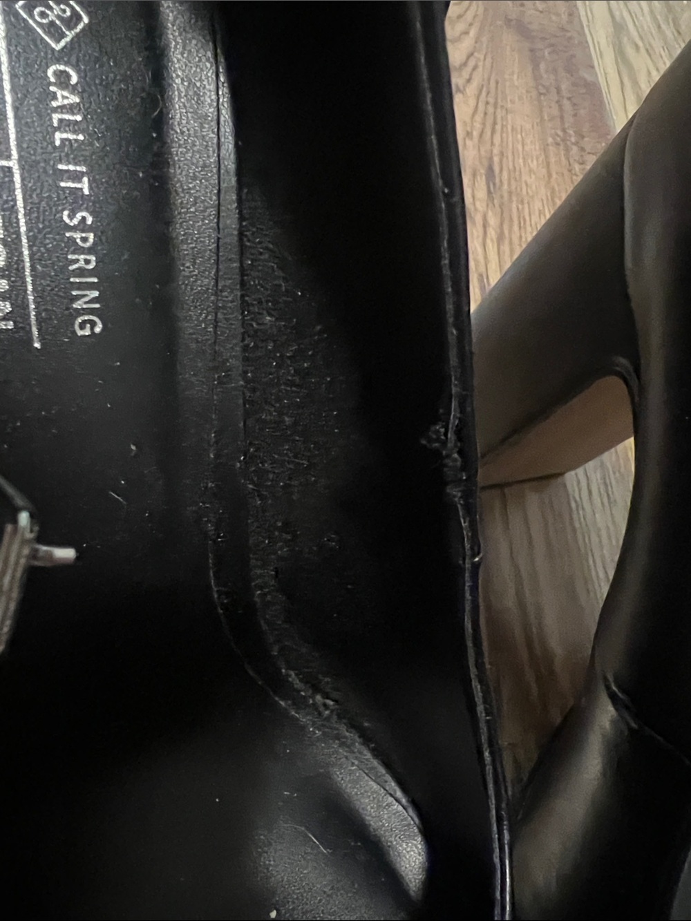 Call It Spring Black Round-Toe Mary Jane Heels with Ankle Strap - Picture 4 of 4